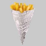 Spitzkegel Papier Ø 151 mm x 183 mm Newspaper Design