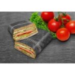 Sandwichbeutel Kraft 305 mm x 105 mm Neutralmotiv Black Board (Brotschnitte)
