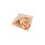 Snacktüte Kraft-LDPE 120 mm x 122 mm 2-seitig offen braun