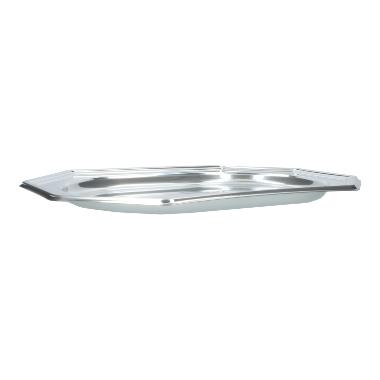 324101 Servierplatte PET 36 cm x 24 cm octagonal silber – Bild 1