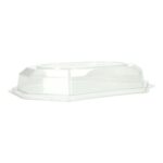 APET-Abdeckhaube 36 cm x 31 cm x 6,3 cm octagonal transparent