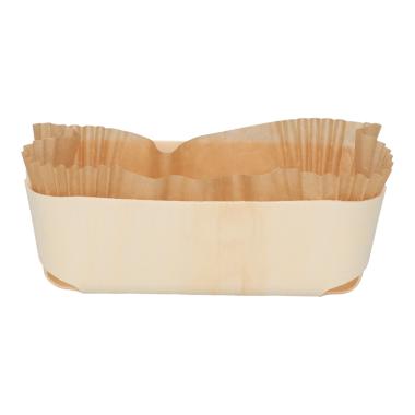 33985 Holzbackform inkl. Backpapier 180 mm x 110 mm x 55 mm 700 ml – Bild 1