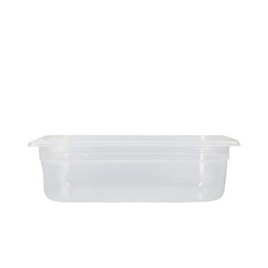 34006 PP-Behälter 1/3 GN 325 mm x 176 mm x 100 mm ungeteilt transparent 3800 ml – Bild 1