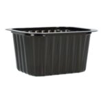 PP-Schale 138 mm x 114 mm x 70 mm 650 ml ungeteilt schwarz