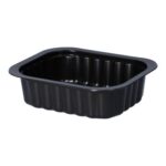 PP-Schale 138 mm x 114 mm x 53 mm 470 ml ungeteilt schwarz
