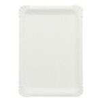 Pappteller eckig 16 cm x 23 cm weiss PrimeSource BeGreen