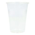 Trinkbecher PP Ø 84 mm x 120 mm 300 ml transparent Eichstrich bei 0,25L und 0,3L