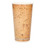 Kaltgetränkebecher Pappe-PE Ø 89,7 mm x 157 mm 500 ml Neutraldruck Avventura