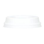 Flach-Deckel PS Ø 73,5 mm mit Trinkloch weiss