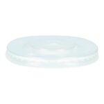 Flach-Deckel PS Ø 89,7 mm mit Kreuzschlitz transparent