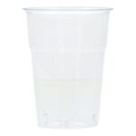 Trinkbecher PS Ø 57,5 mm x 76 mm 120 ml kristallklar mit Eichsrich bei 0,1L