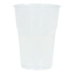 Trinkbecher PS Ø 73 mm x 95 mm 250 ml transparent mit Eichstrich bei 0,2L