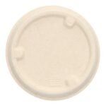 Deckel Bagasse Ø 62 mm x 18 mm braun zu Dressingbecher