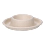 Eierbecher Bagasse Ø 89 mm x 21 mm braun mit Rand