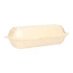 XPS-Hot-Dog-Box 208 mm x 97 mm x 60 mm ungeteilt unlaminiert champagner