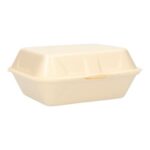 XPS-Menübox 185 mm x 155 mm x 75 mm ungeteilt unlaminiert champagner IP9