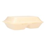 XPS-Menübox 245 mm x 210 mm x 72 mm 2-geteilt unlaminiert champagner