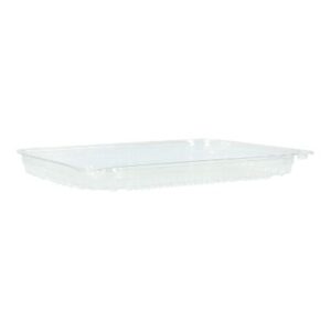 Salatbox PET 220 mm x 165 mm x 20 mm 725ml transparent mit anhängendem Deckel