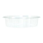 Salatbox PET 201 mm x 165 mm x 52 mm 750 ml oval transparent mit anh. Deckel