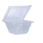 Salatschale APET 144 mm x 144 mm x 100 mm 750 ml transp.mit abreissbarem Deckel