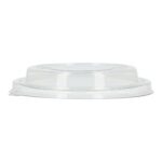 Deckel rPET Ø 125 mm x 20 mm transparent zu Salatschale