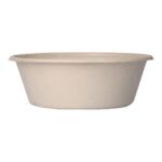 Bagasse-Salatschale Ø 194 mm x 65 mm 1200ml braun
