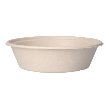 463043 Bagasse-Salatschale Ø 194 mm x 53 mm 900ml braun – Bild 1