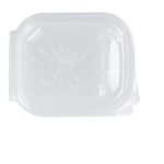 V-Becher anh. Deckel PP eckig 108 mm x 127 mm x 44 mm 250 ml transparent