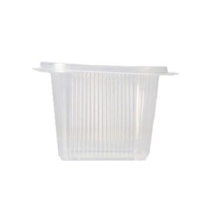 V-Becher anh. Deckel PP eckig 108 mm x 127 mm x 86 mm 500 ml transparent