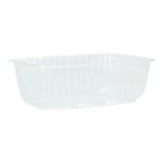 PP-Schale 186 mm x 133 mm x 63 mm ungeteilt transparent 1000 ml