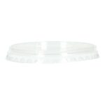 V-Becher-Deckel rPET rund Ø 116 mm x 13 mm transparent
