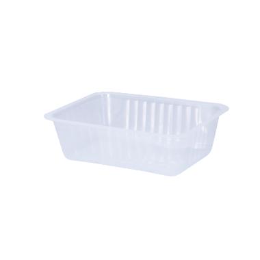 465043 PP-Schale 192 mm x 137 mm x 53 mm ungeteilt transparent 1000 ml – Bild 1