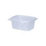 V-Becher u. Deckel PP eckig 108 mm x 81 mm x 51 mm 250 ml transparent