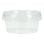 V-Becher u. Deckel PP OV rund Ø 95 mm x 44 mm 180 ml transparent