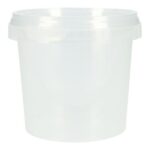 V-Becher u. Deckel PP OV rund Ø 95 mm x 90 mm 365 ml transparent