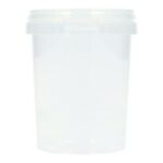 V-Becher u. Deckel PP OV rund Ø 95 mm x 114 mm 520 ml transparent