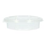 Haushaltsbox PP 138 mm x 145 mm x 38 mm 250ml transparent octagonal