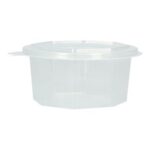 Haushaltsbox PP 138 mm x 145 mm x 68 mm 500ml transparent octagonal