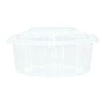 Haushaltsbox PP 167 mm x 160 mm x 62 mm 750ml transparent 6-eckig