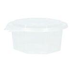 Haushaltsbox PP 163 mm x 167 mm x 73 mm 750ml transparent octagonal