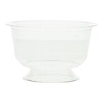 PS-Dessertschale Ø 95 mm x 58 mm 150ml transparent mit Fuss