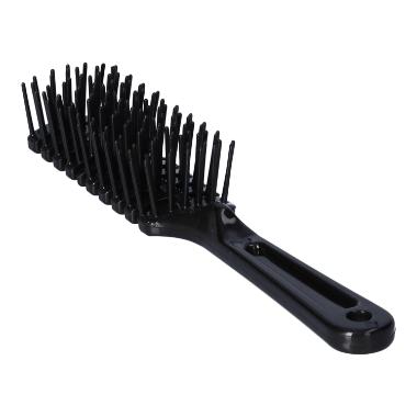 47302 Skelett-Haarbürste 7-reihig 20cm Schwarz – Bild 1