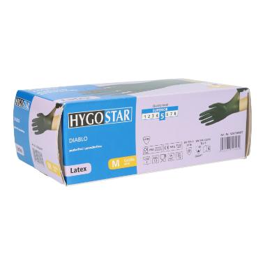 47628 Latex-Handschuhe Gr. M ungepudert schwarz – Bild 1