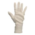 Baumwoll-Handschuh 34cm weiss extra lang