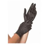 (ZK) Nitril-Handschuhe Gr.S ungepudert schwarz