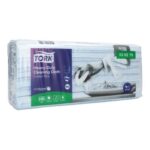 Vliesstofftuch 35,5 cm x 41,5 cm 1-lagig blau W4 Tork Premium