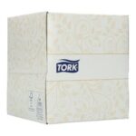Kosmetiktücher 20,9 cm x 20 cm 2-lagig weiss Würfel-Box Tork Premuim