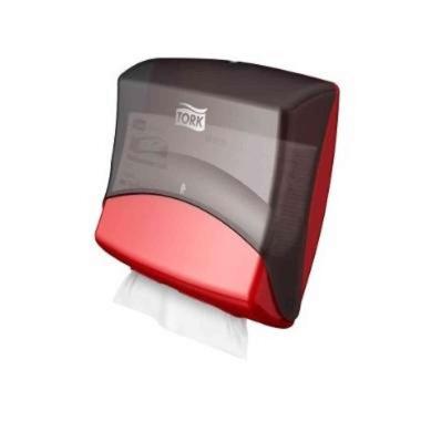 480781 Wisch- u. Reinigungstuchspender 42 x 21 x 39 cm rot-schwarz W4 Tork Performance – Bild 1