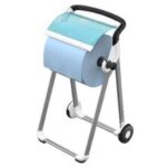 Bodenständer Reinigungstuch 53 x 64,6 x 100,6cm weiss-türkis W1 Tork Performance