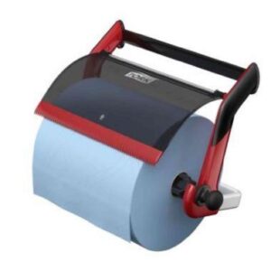 Wandhalter Reinigungstuch 27,4 x 64,6 x 46,3 cm rot-schwarz W1 Tork Performance